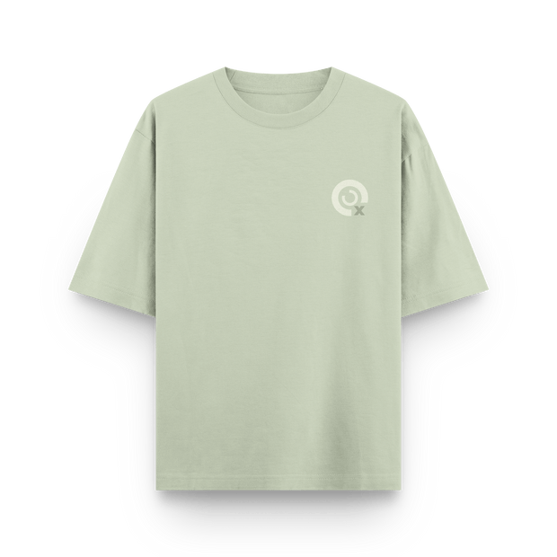 CAMISETA OVERSIZE VERDE MIST - OXO DESIGN - CAMISETA OVERSIZE - 