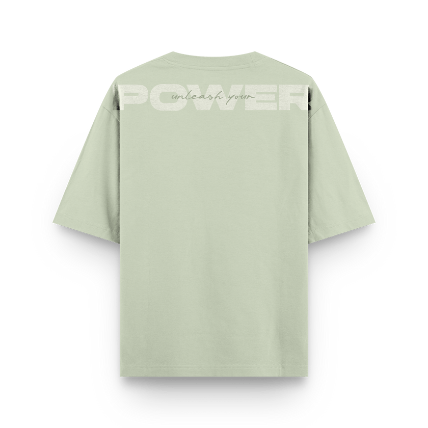 CAMISETA OVERSIZE VERDE MIST - OXO DESIGN - CAMISETA OVERSIZE - 