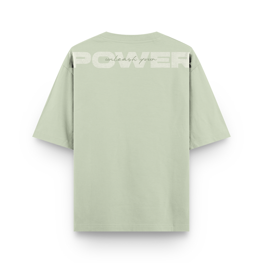 CAMISETA OVERSIZE VERDE MIST - OXO DESIGN - CAMISETA OVERSIZE - 