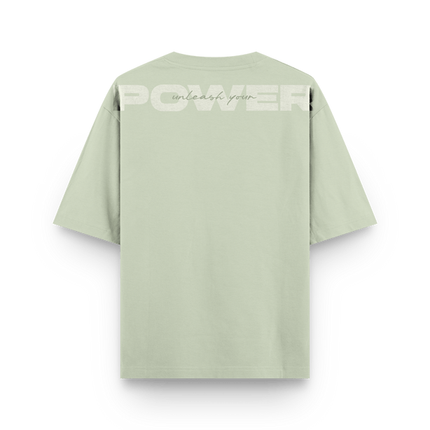 CAMISETA OVERSIZE VERDE MIST - OXO DESIGN - CAMISETA OVERSIZE - 
