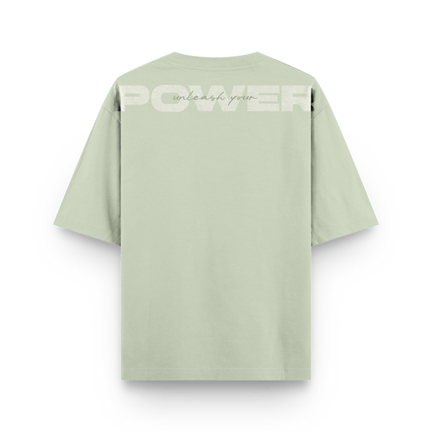 CAMISETA OVERSIZE VERDE MIST - OXO DESIGN - CAMISETA OVERSIZE - 