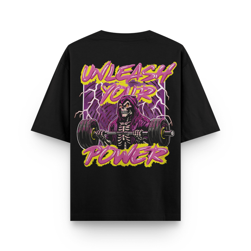 CAMISETA "UNLEASH YOUR POWER" - OXO DESIGN - CAMISETA OVERSIZE - 
