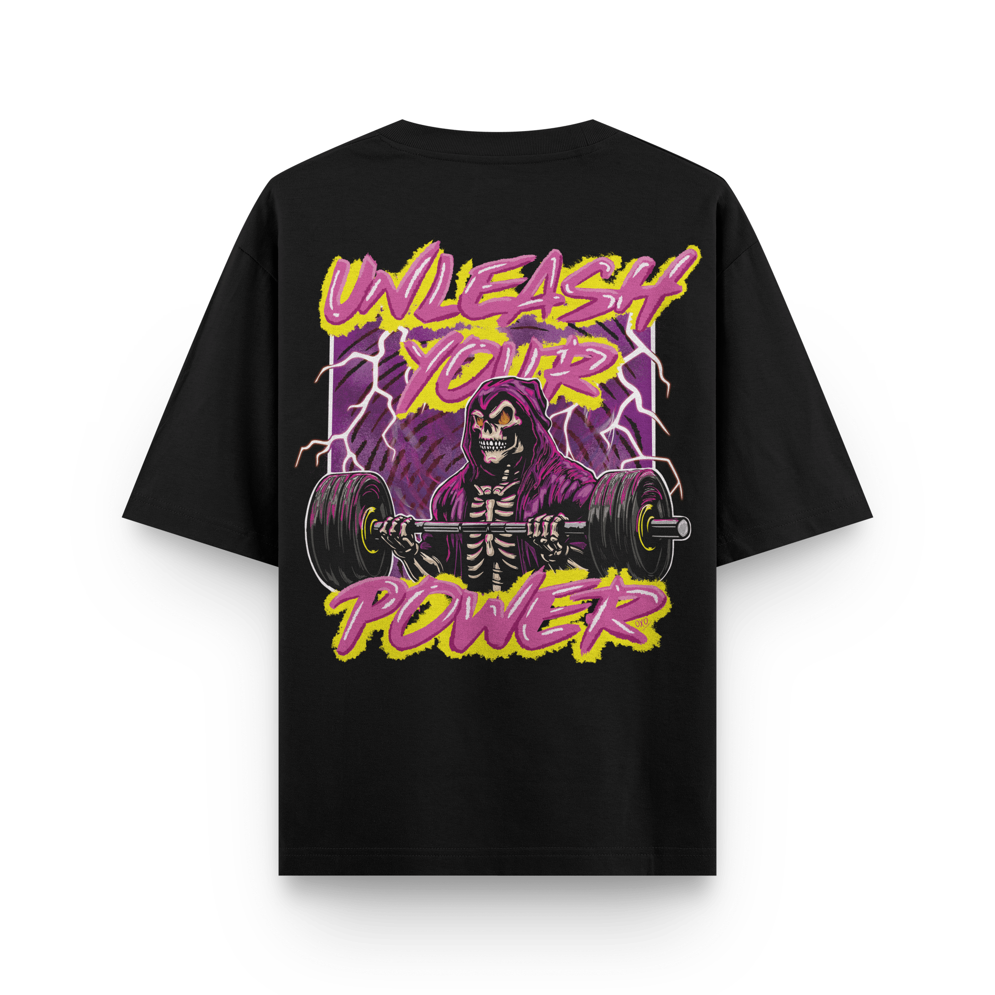 CAMISETA "UNLEASH YOUR POWER" - OXO DESIGN - CAMISETA OVERSIZE - 