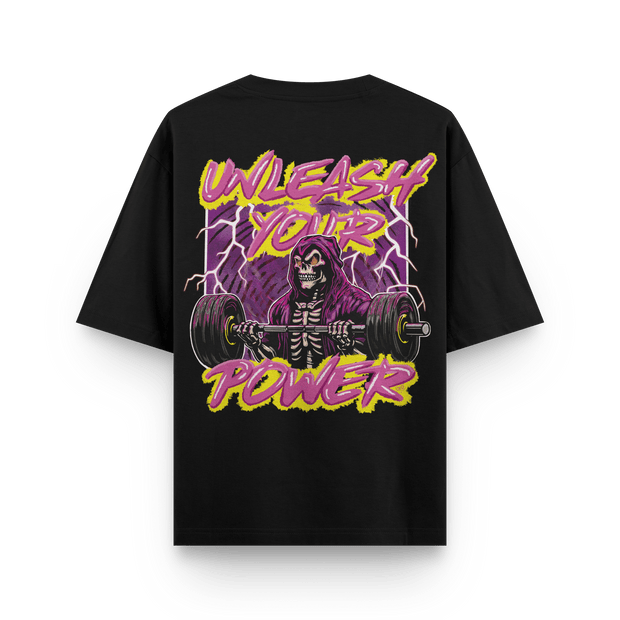 CAMISETA "UNLEASH YOUR POWER" - OXO DESIGN - CAMISETA OVERSIZE - 