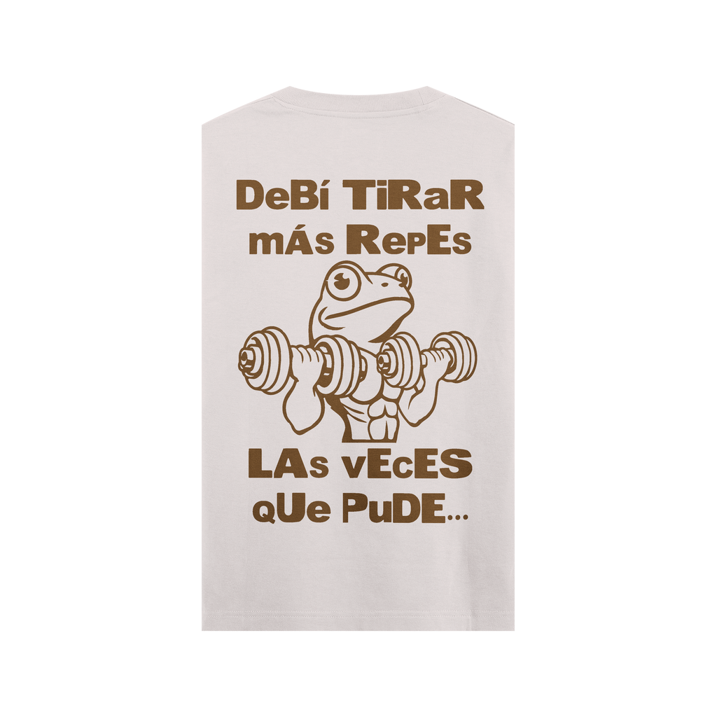 CAMISETA OVERSIZE 'DeBí TiRaR mÁs RepEs' - SIN MANGAS