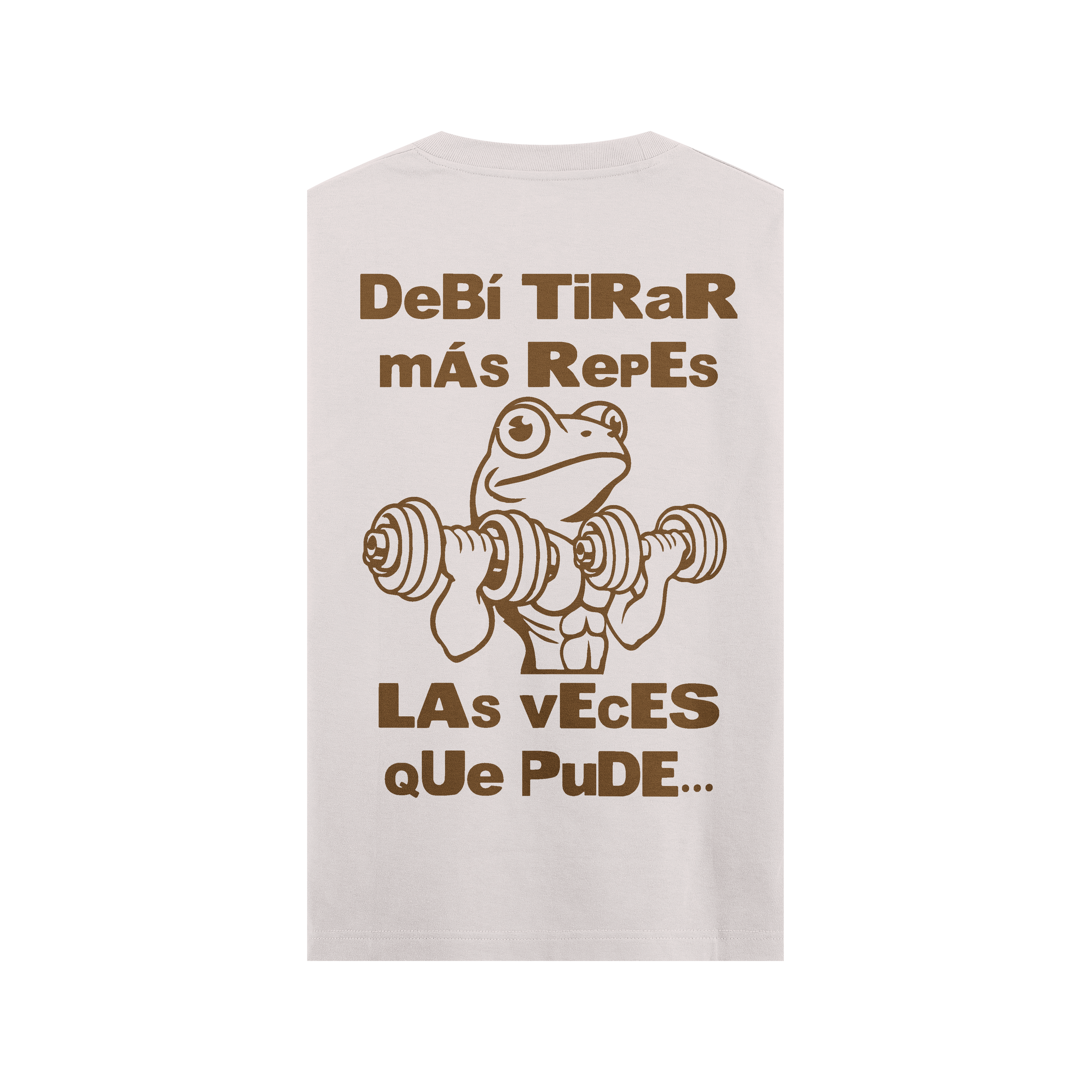 CAMISETA OVERSIZE 'DeBí TiRaR mÁs RepEs' - SIN MANGAS