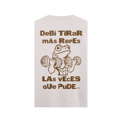 CAMISETA OVERSIZE 'DeBí TiRaR mÁs RepEs' - SIN MANGAS