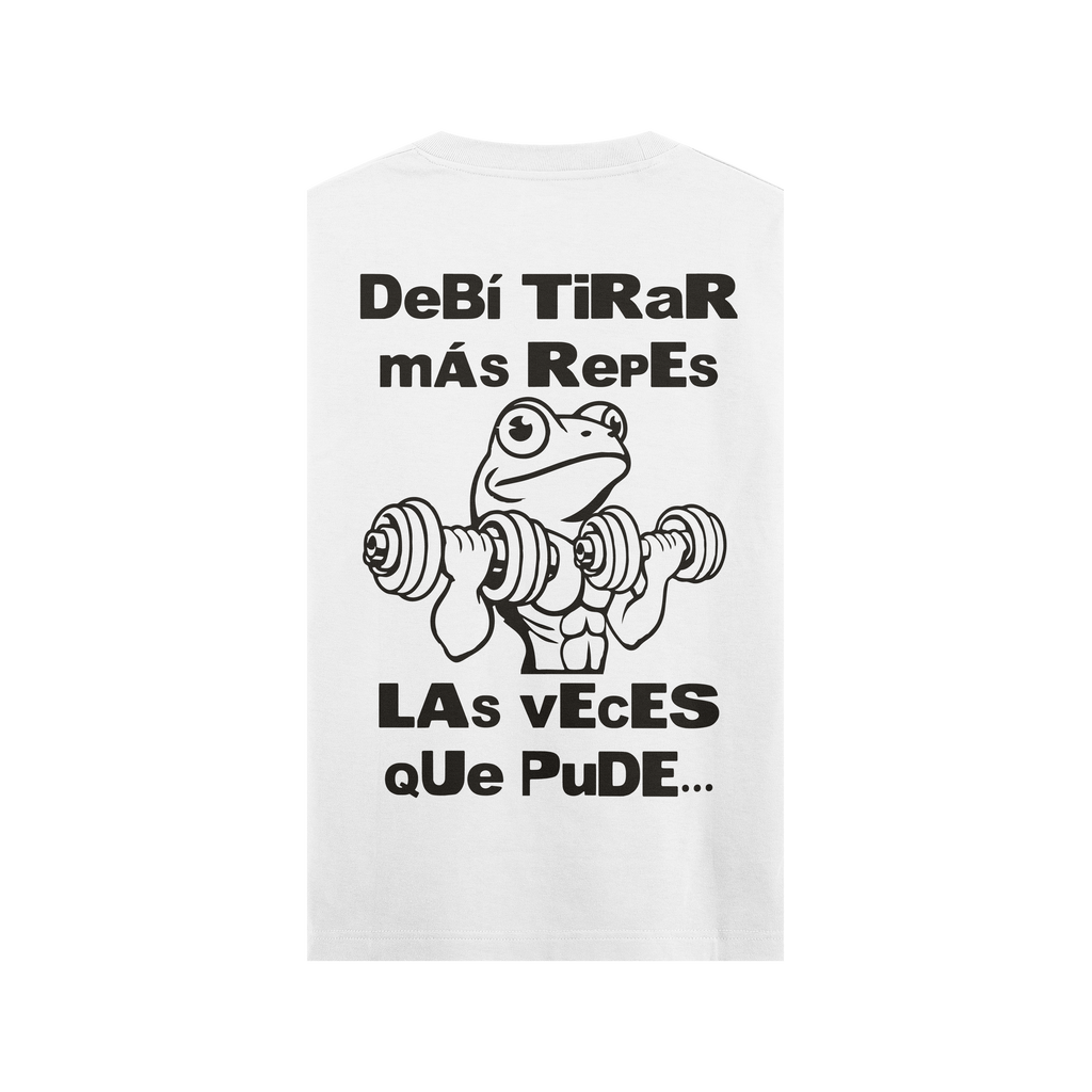 CAMISETA OVERSIZE 'DeBí TiRaR mÁs RepEs' - SIN MANGAS