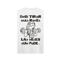 CAMISETA OVERSIZE 'DeBí TiRaR mÁs RepEs' - SIN MANGAS