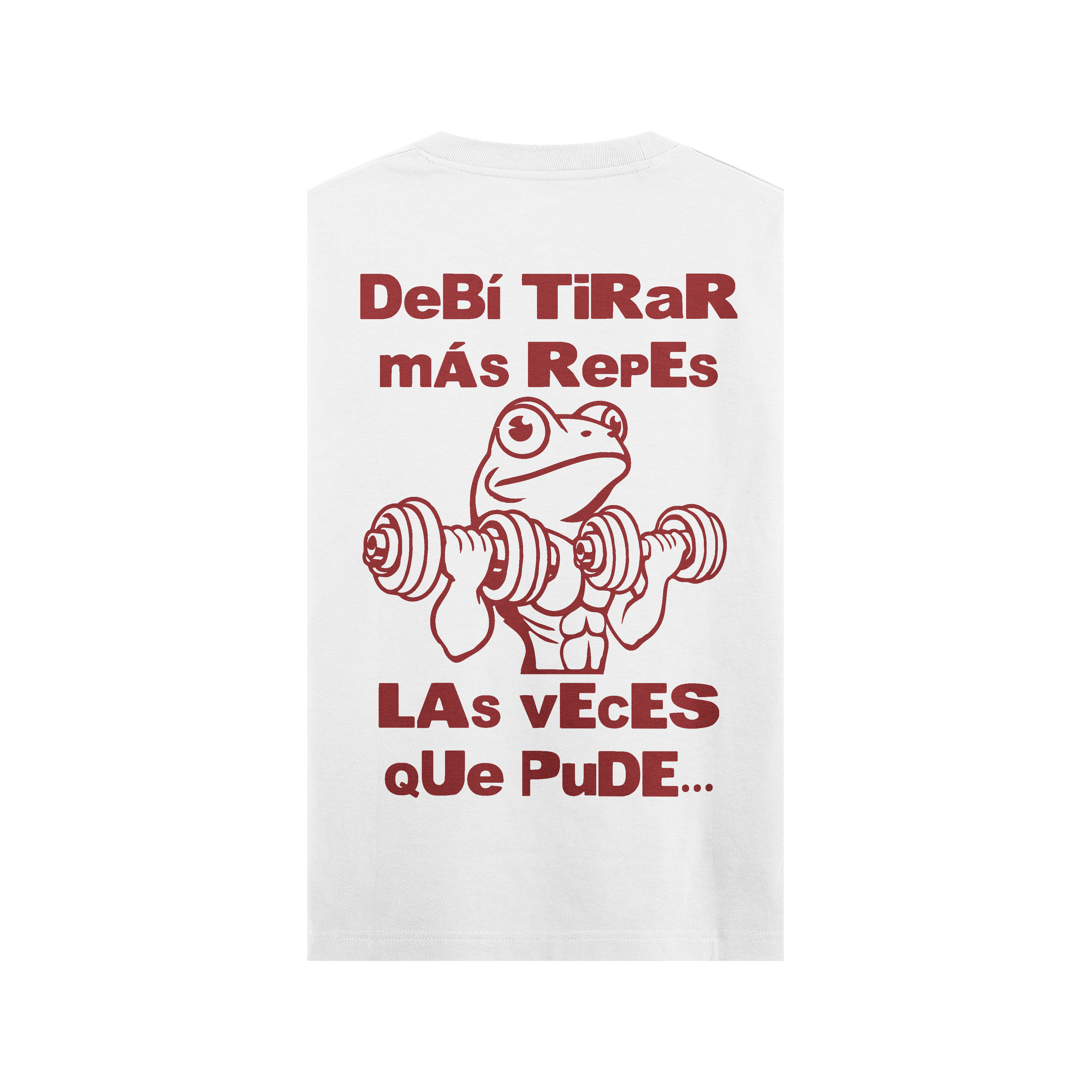 CAMISETA OVERSIZE 'DeBí TiRaR mÁs RepEs' - SIN MANGAS