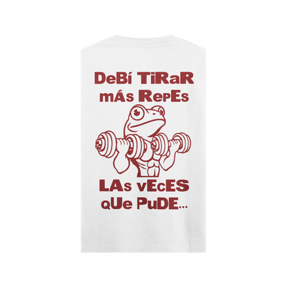 CAMISETA OVERSIZE 'DeBí TiRaR mÁs RepEs' - SIN MANGAS