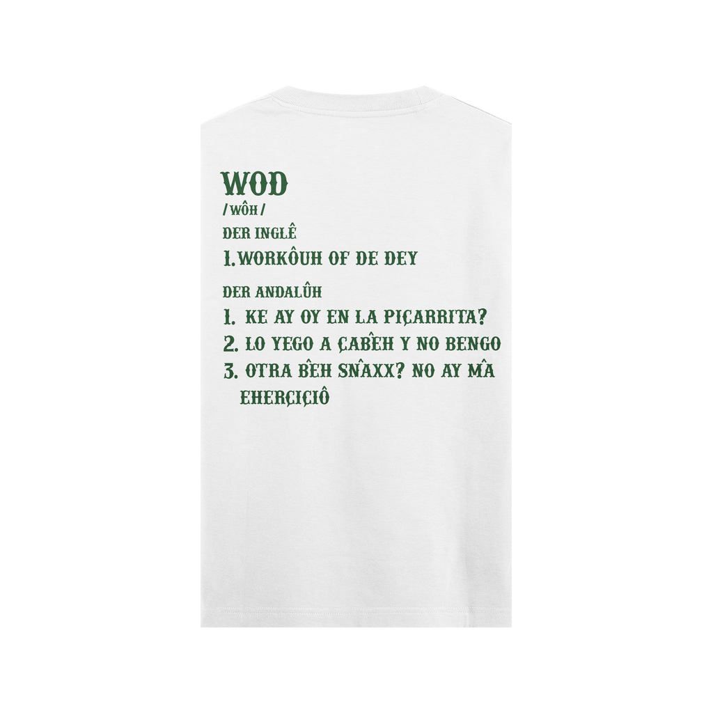 CAMISETA OVERSIZE 'CROSSFITERX ANDALÚH' - SIN MANGAS