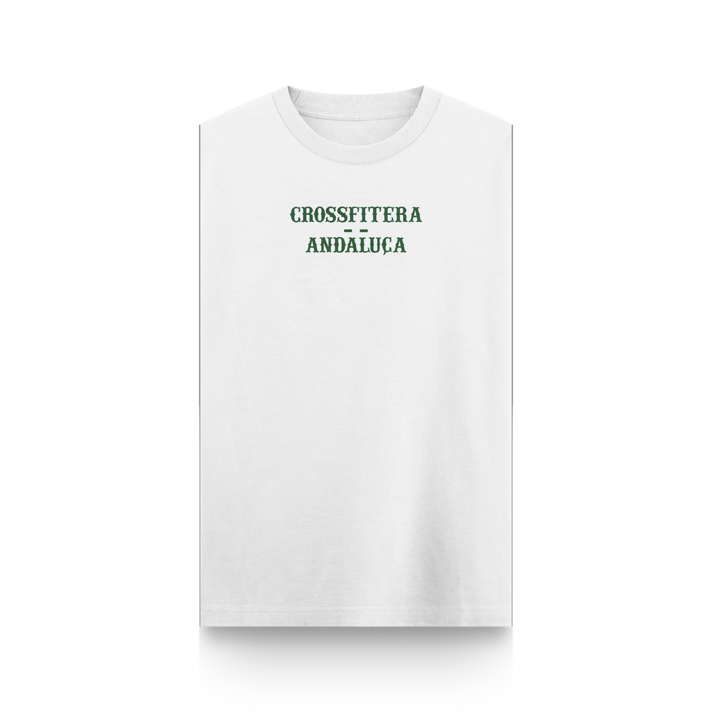 CAMISETA OVERSIZE 'CROSSFITERX ANDALÚH' - SIN MANGAS