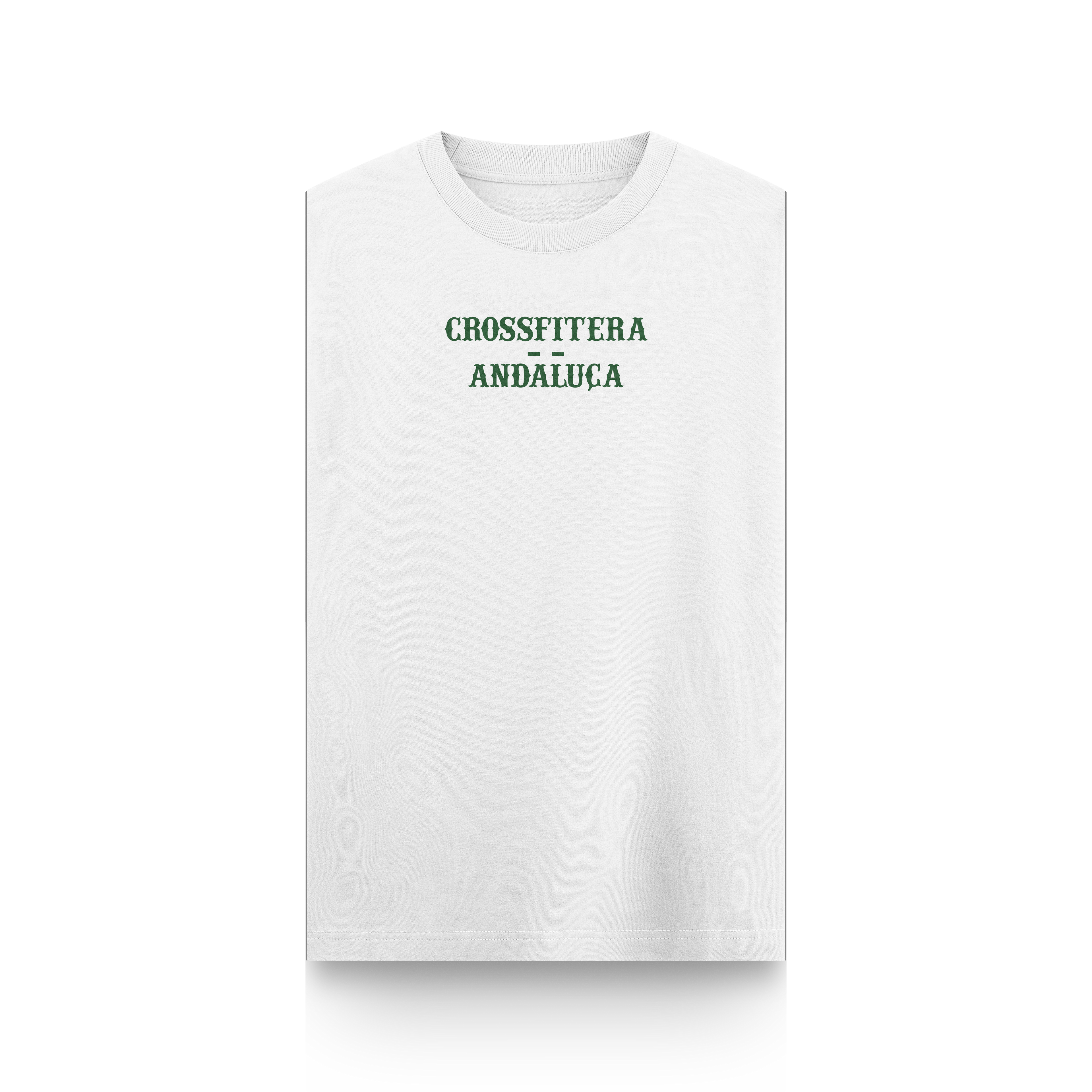 CAMISETA OVERSIZE 'CROSSFITERX ANDALÚH' - SIN MANGAS