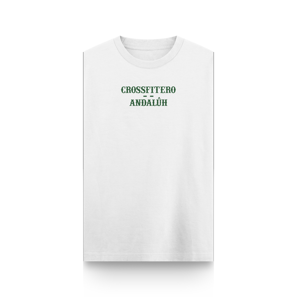 CAMISETA OVERSIZE 'CROSSFITERX ANDALÚH' - SIN MANGAS