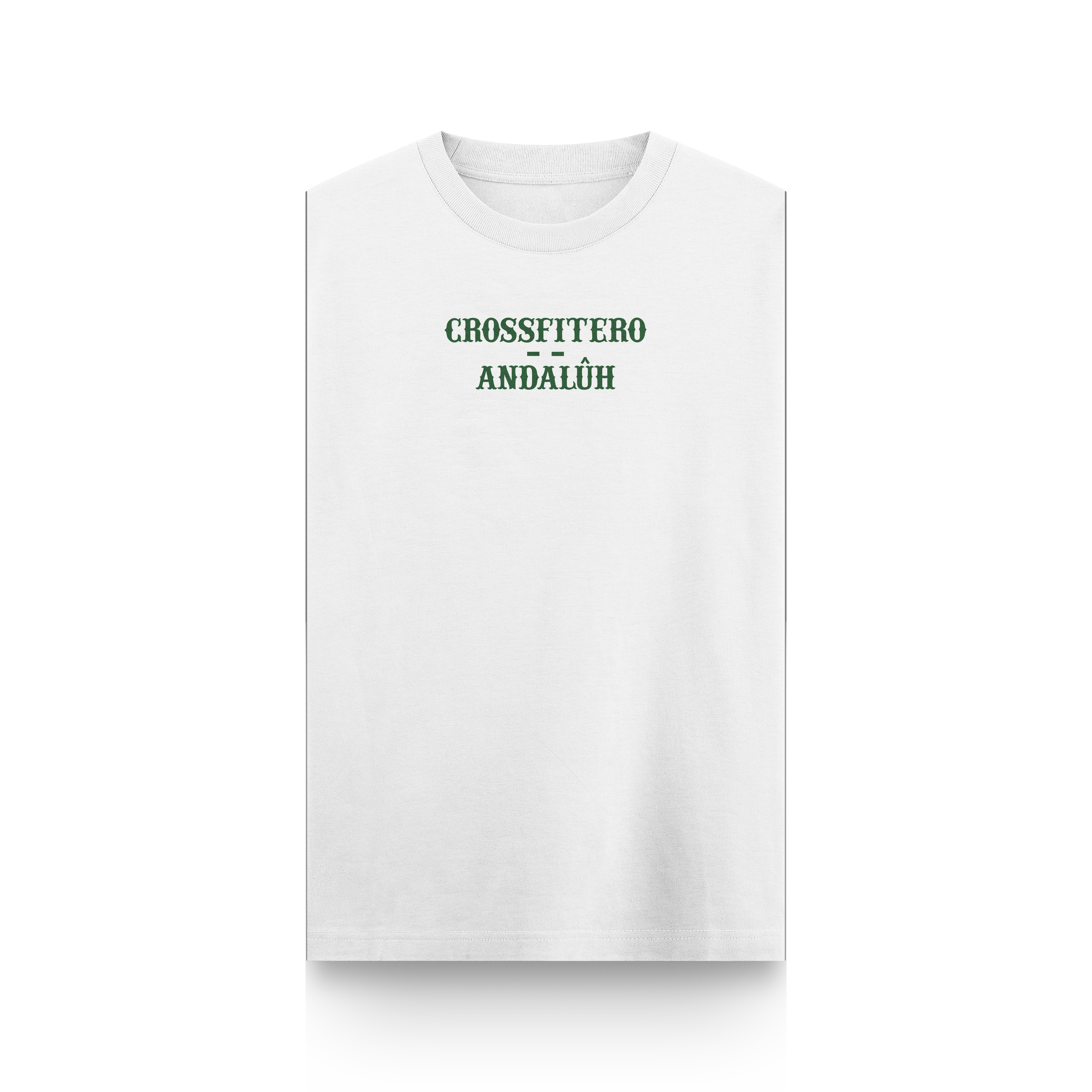 CAMISETA OVERSIZE 'CROSSFITERX ANDALÚH' - SIN MANGAS