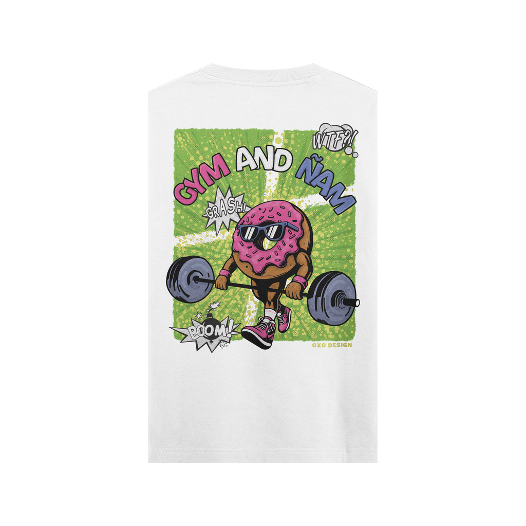 CAMISETA GYM AND ÑAM - SIN MANGAS