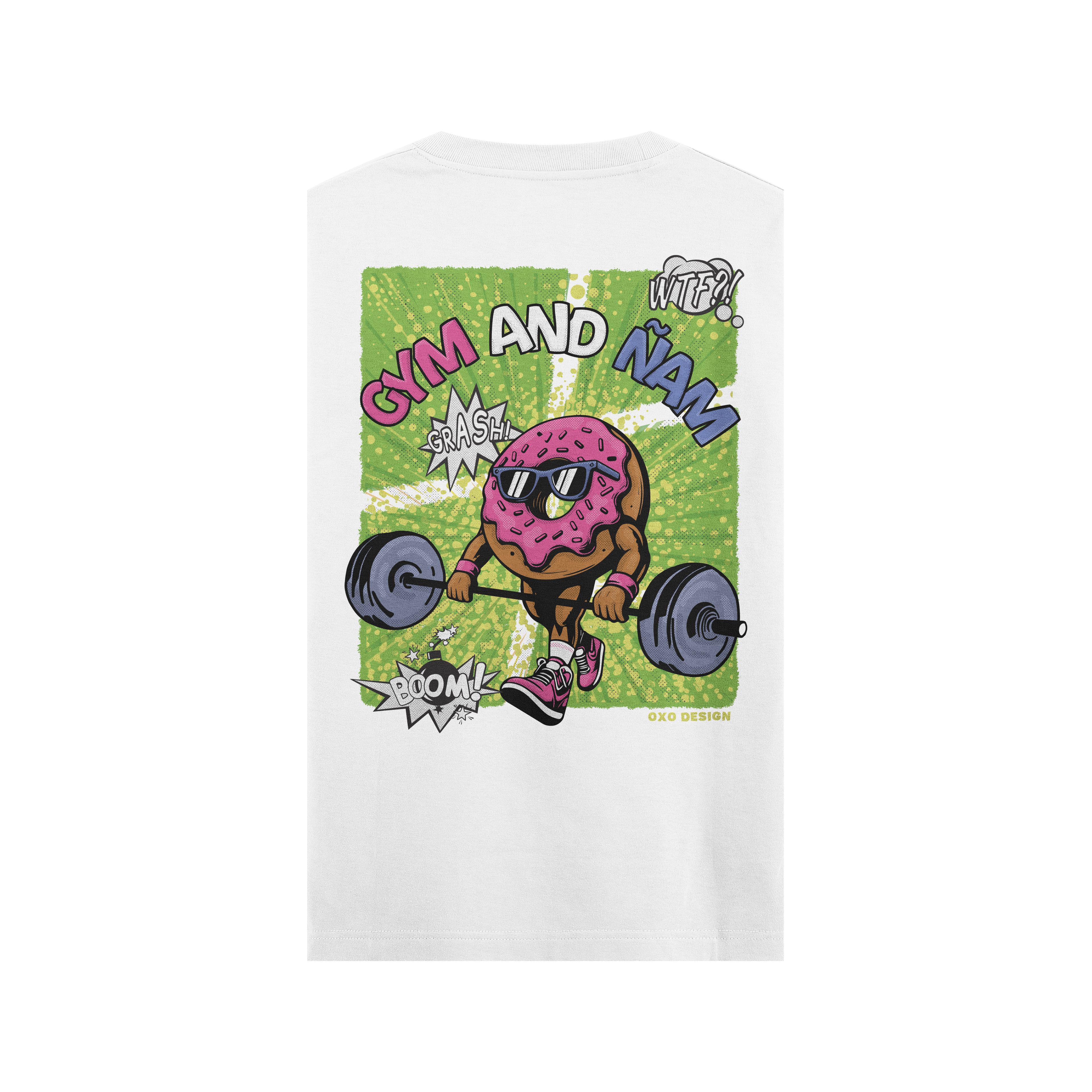 CAMISETA GYM AND ÑAM - SIN MANGAS