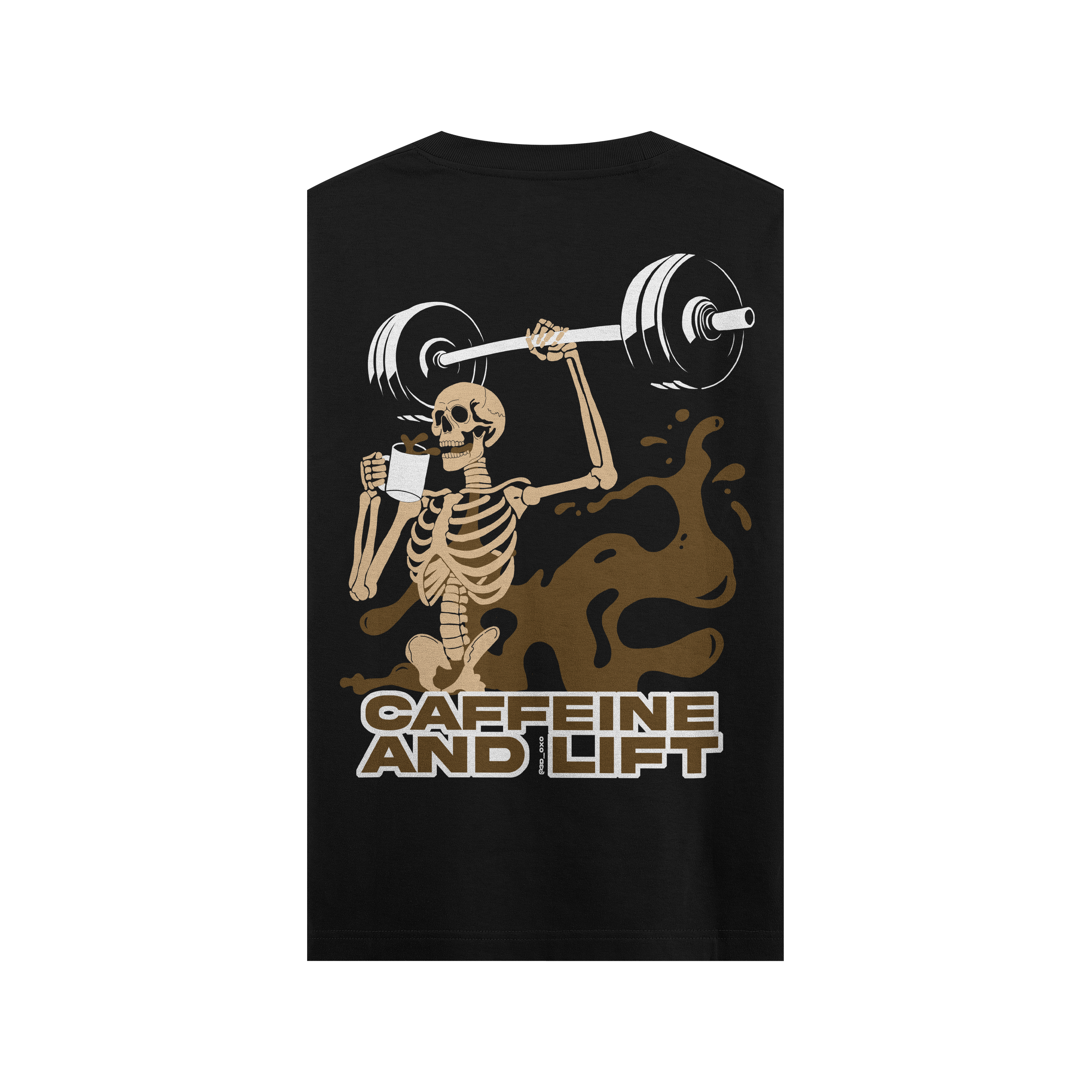 CAMISETA CAFFEINE AND LIFT - SIN MANGAS