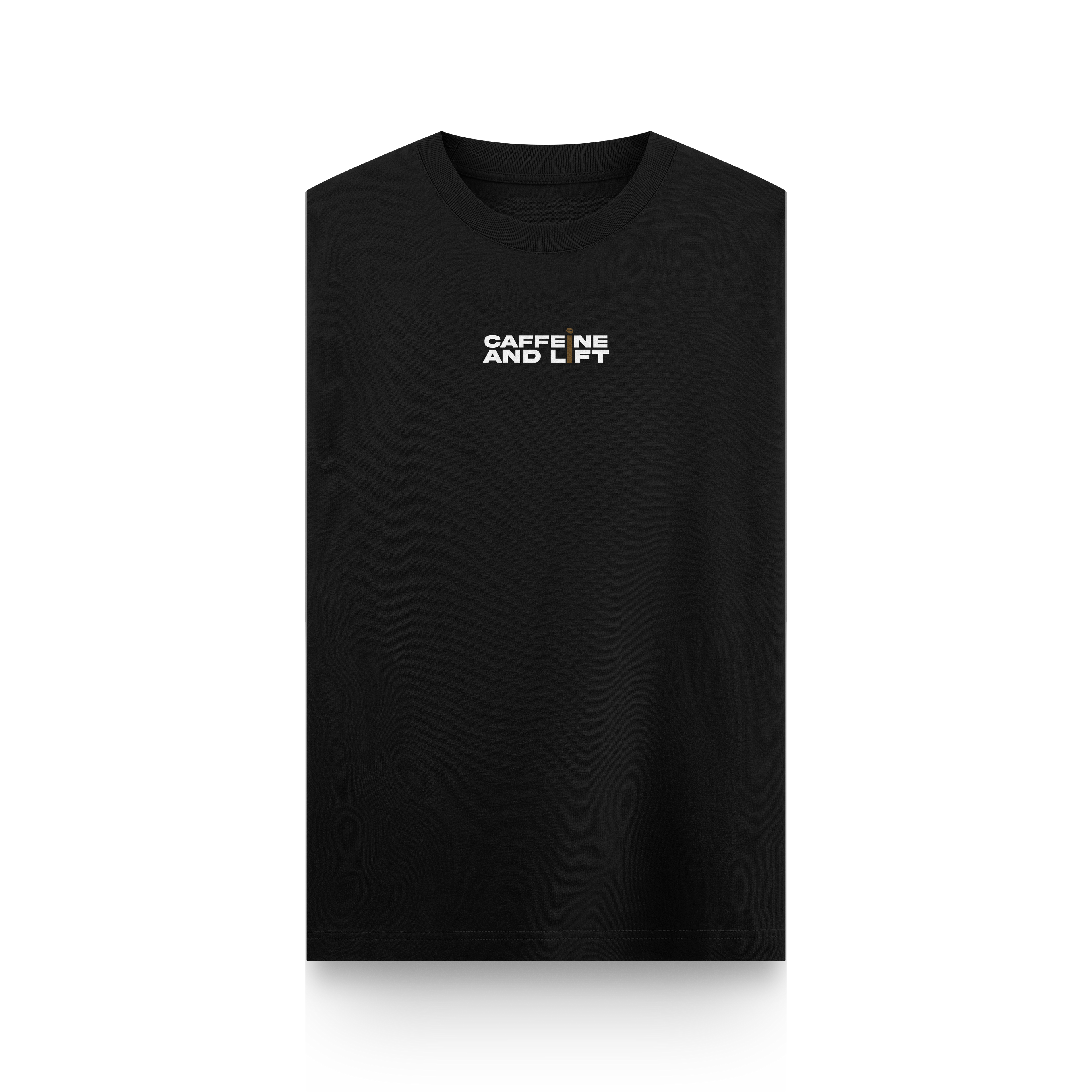CAMISETA CAFFEINE AND LIFT - SIN MANGAS