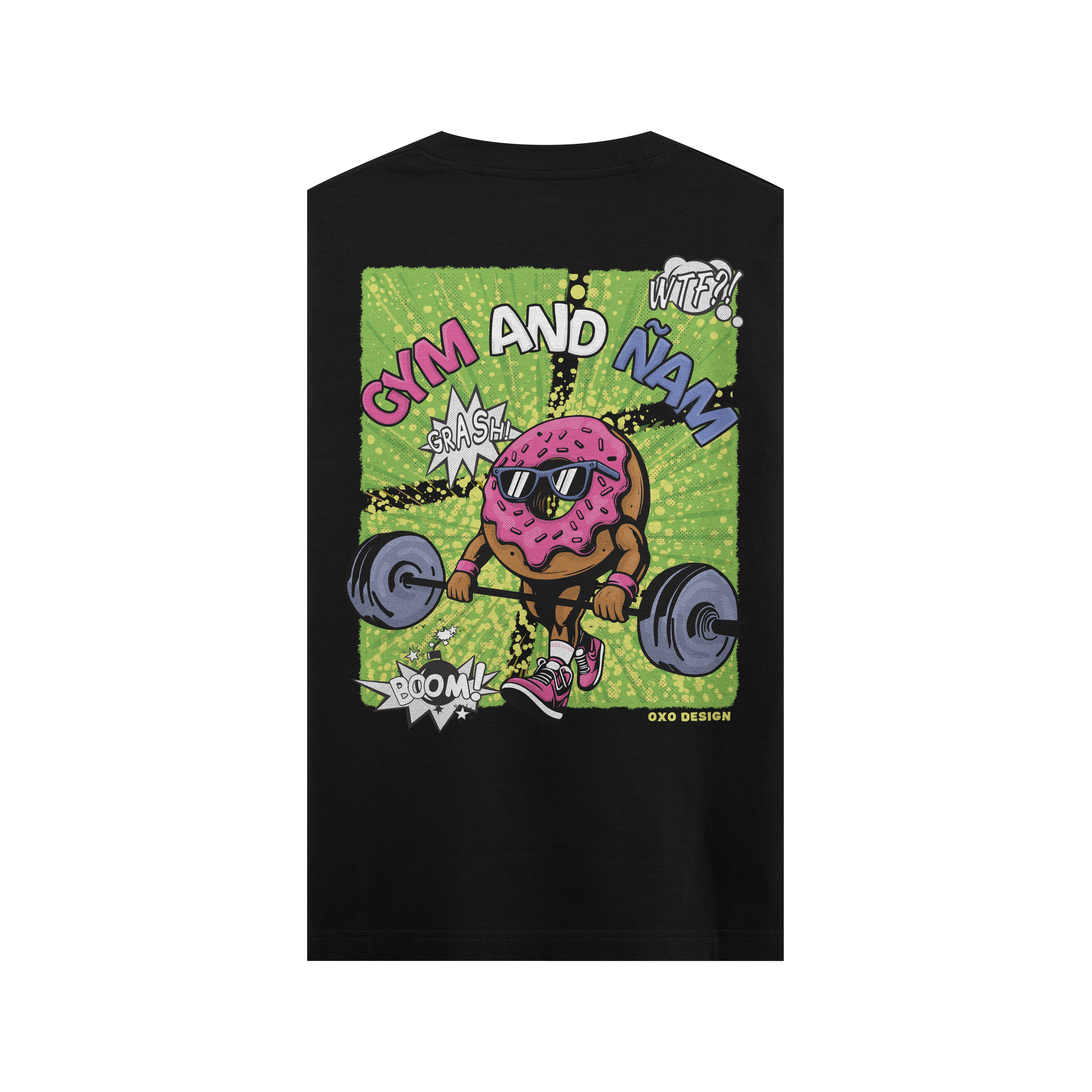 CAMISETA GYM AND ÑAM - SIN MANGAS