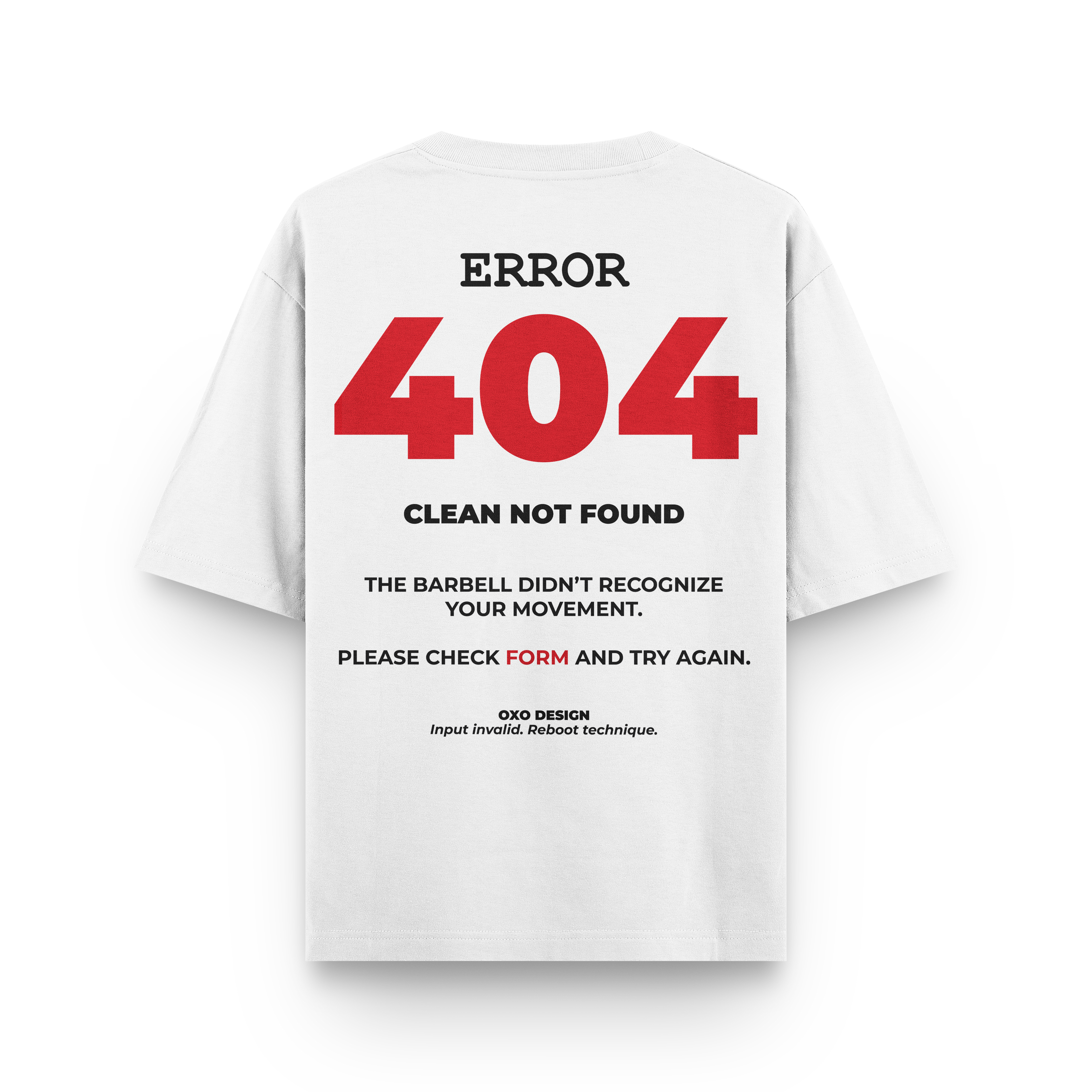 CAMISETA ERROR 404 - MOVEMENT NOT FOUND
