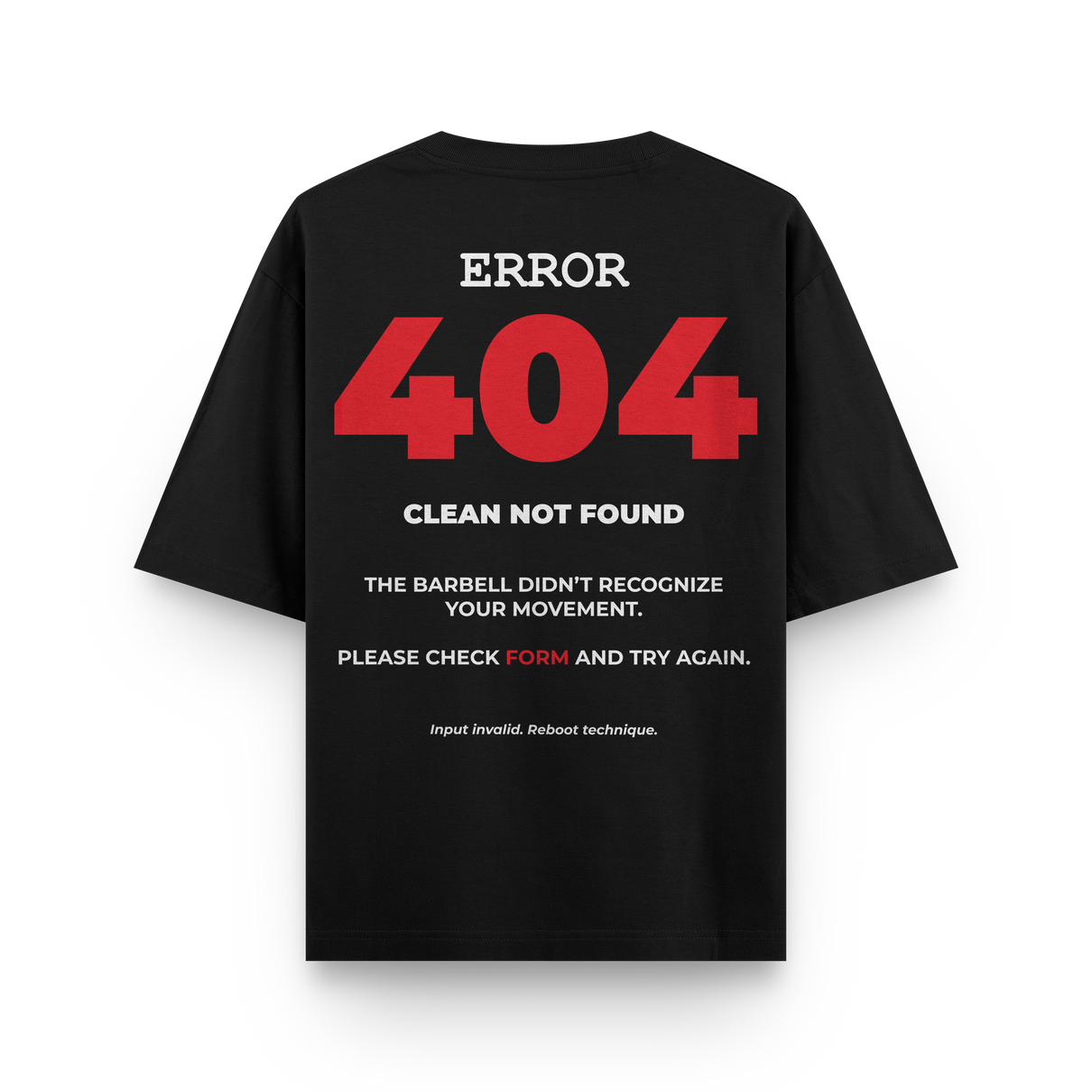 CAMISETA ERROR 404 - MOVEMENT NOT FOUND