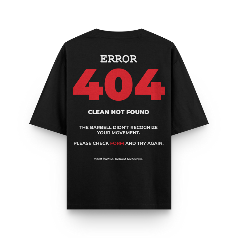 CAMISETA ERROR 404 - MOVEMENT NOT FOUND