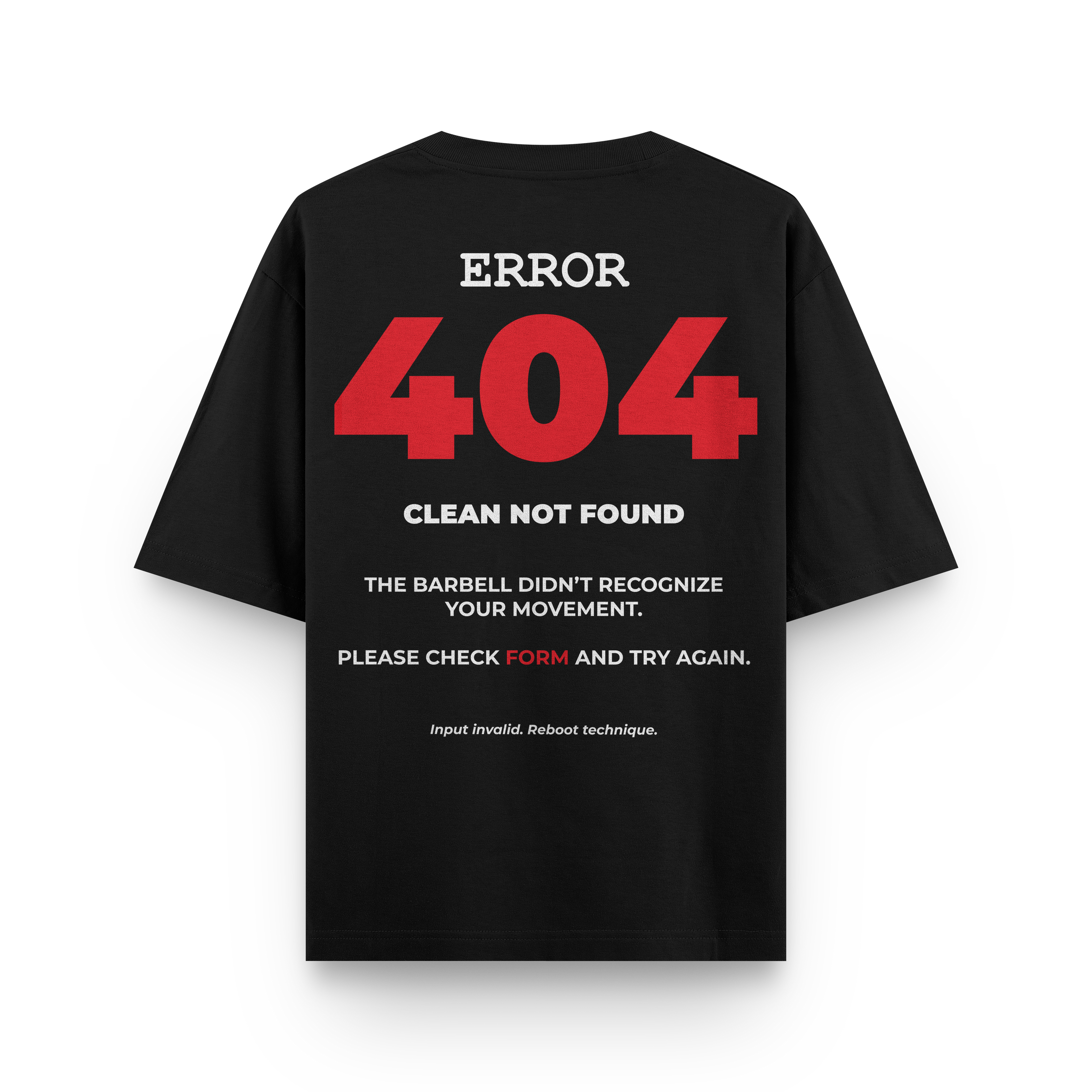 CAMISETA ERROR 404 - MOVEMENT NOT FOUND