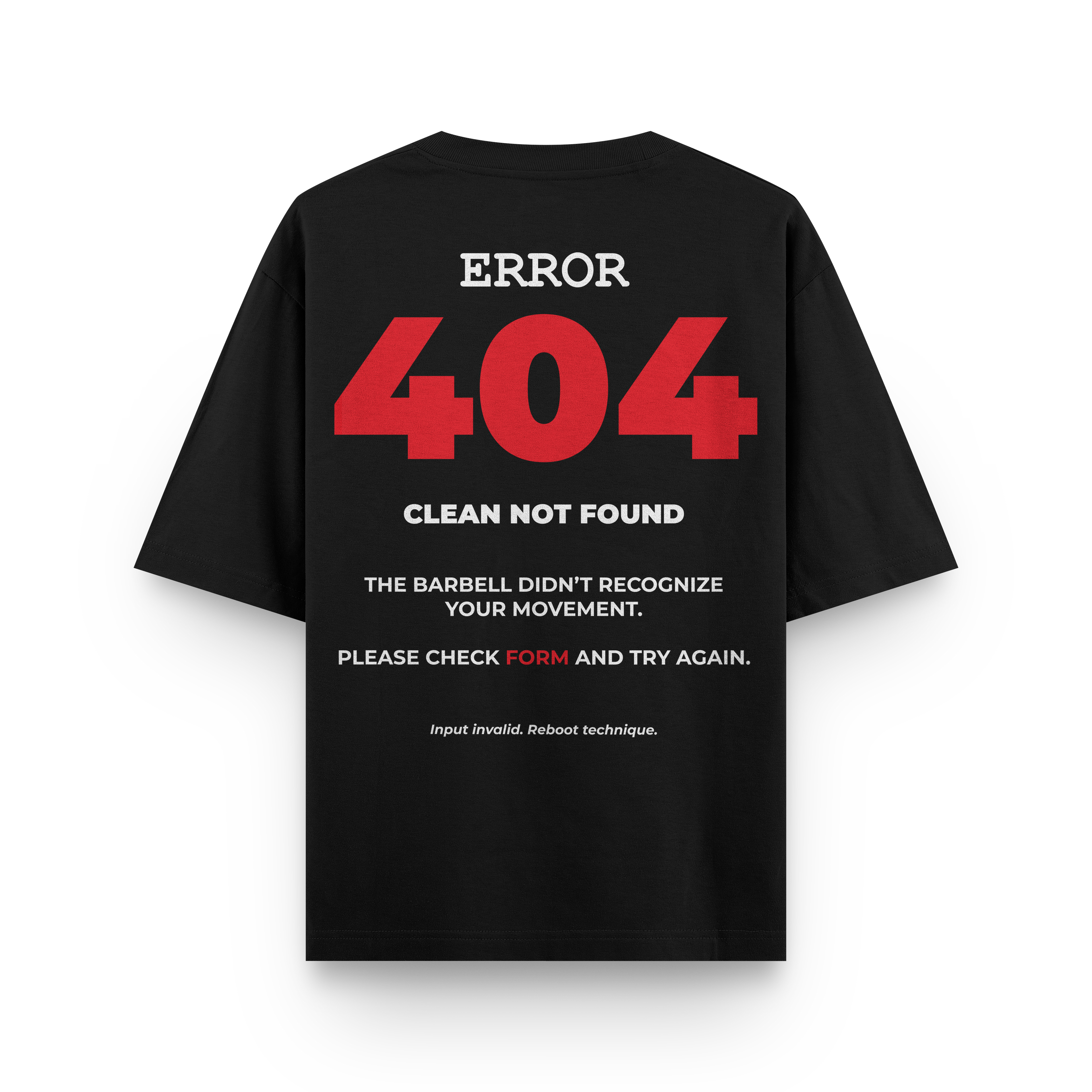 CAMISETA ERROR 404 - MOVEMENT NOT FOUND