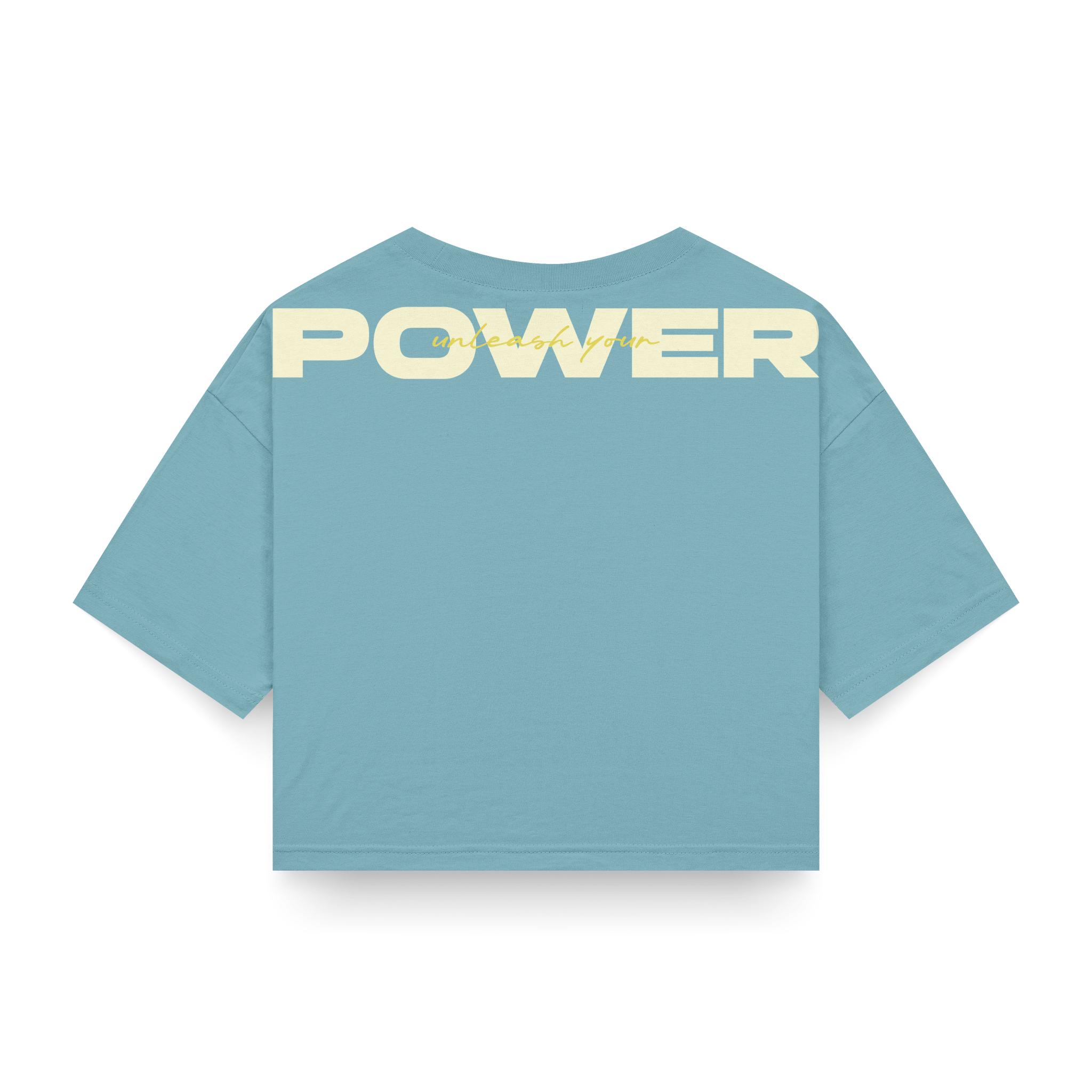 CROP TOP AZUL LAVADO - OXO DESIGN - CROP TOP - 