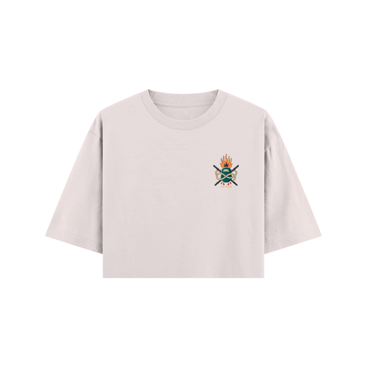 CROP TOPOVERSIZE IRON CIRCUS