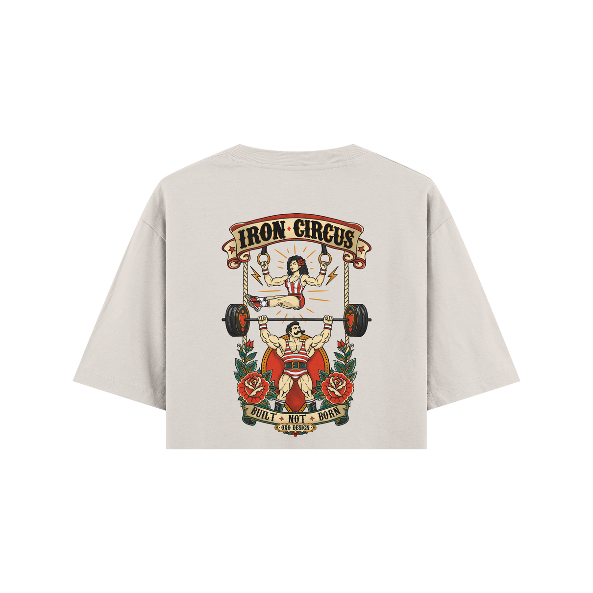 CROP TOPOVERSIZE IRON CIRCUS