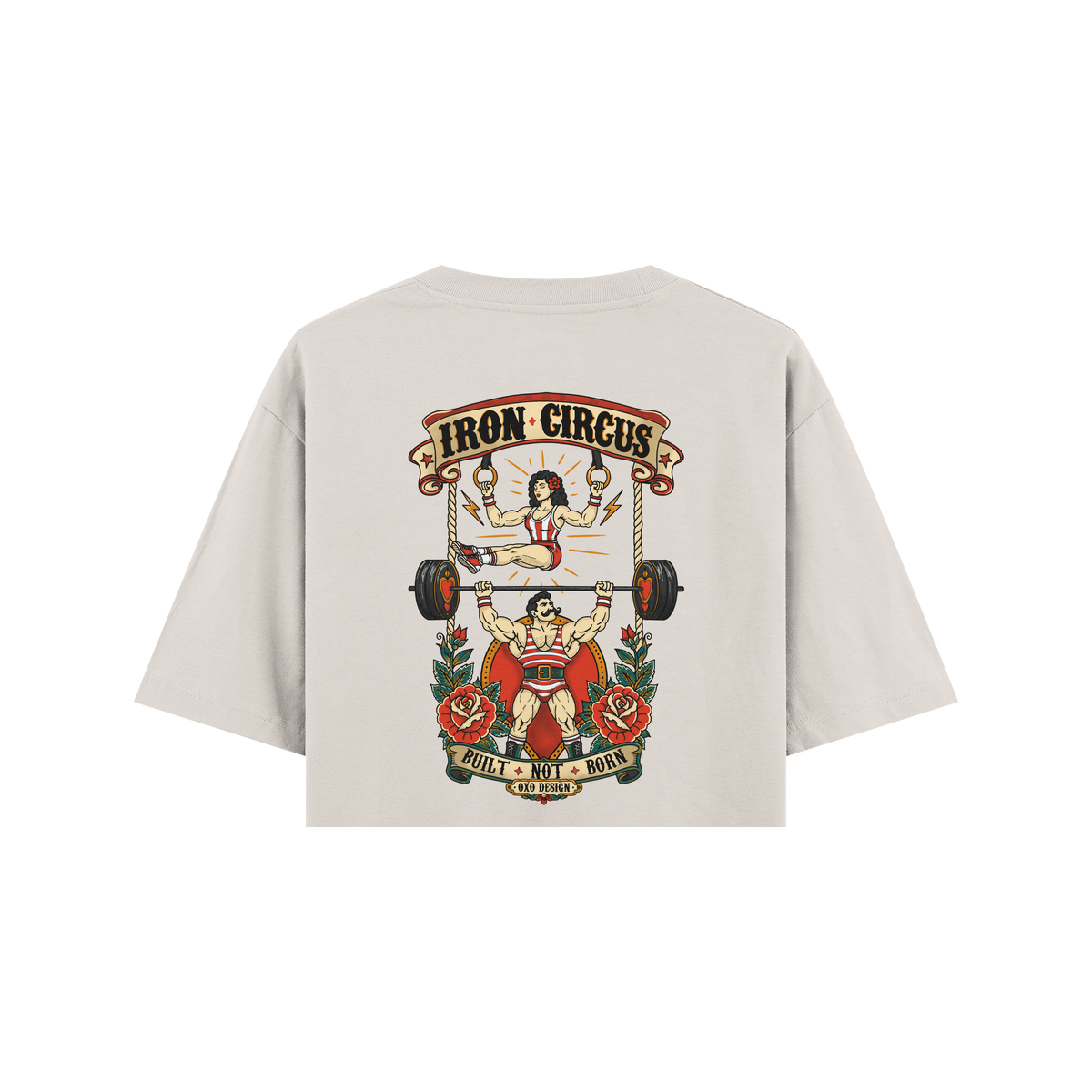 CROP TOPOVERSIZE IRON CIRCUS