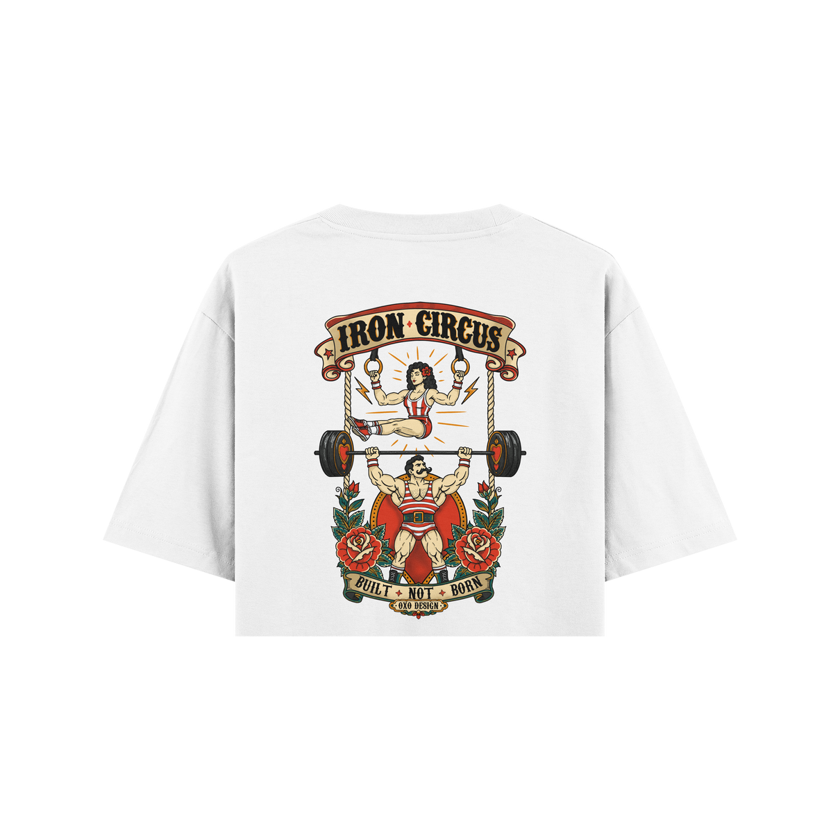 CROP TOPOVERSIZE IRON CIRCUS