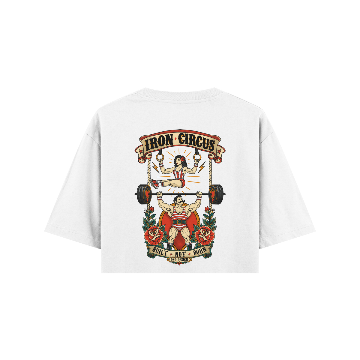 CROP TOPOVERSIZE IRON CIRCUS