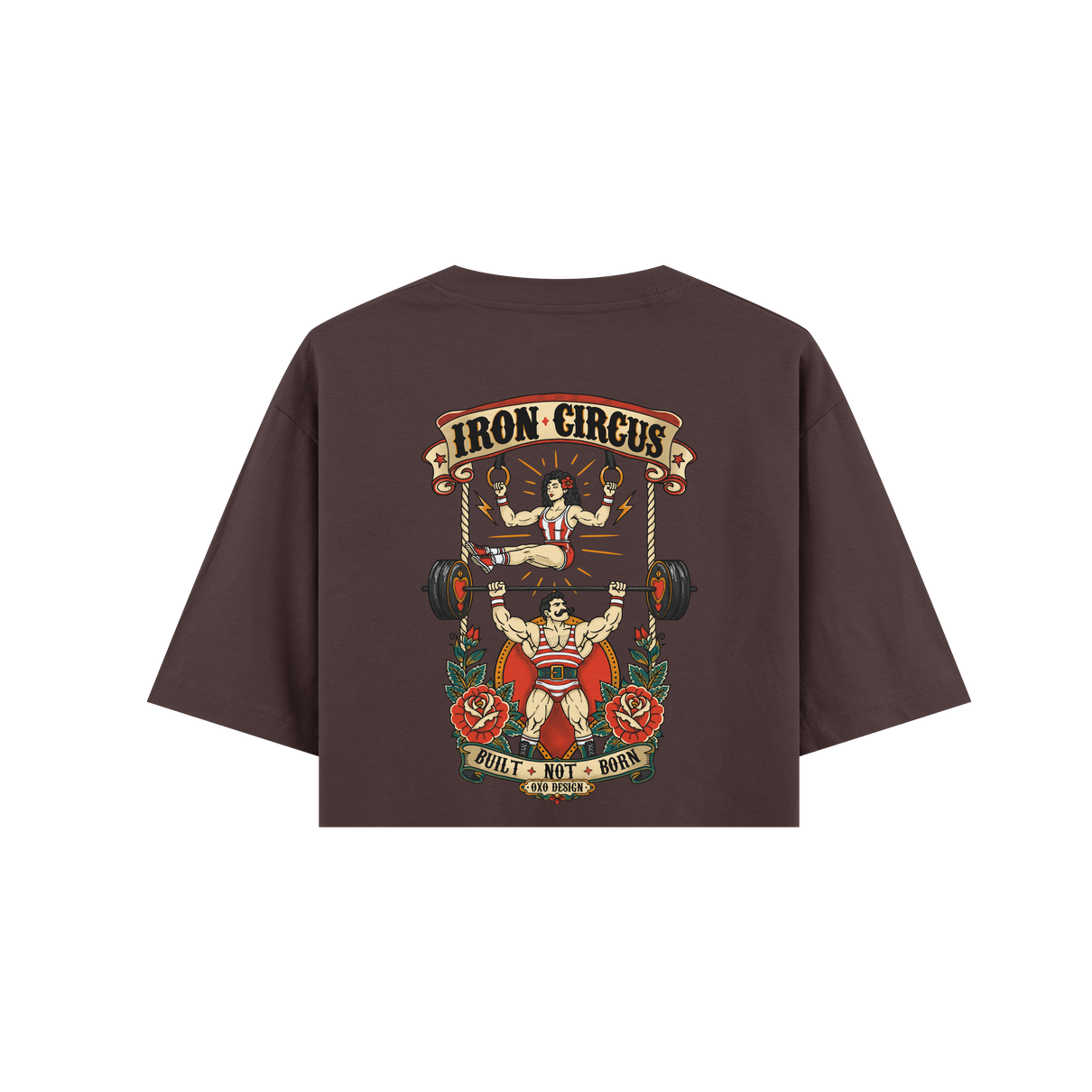 CROP TOPOVERSIZE IRON CIRCUS