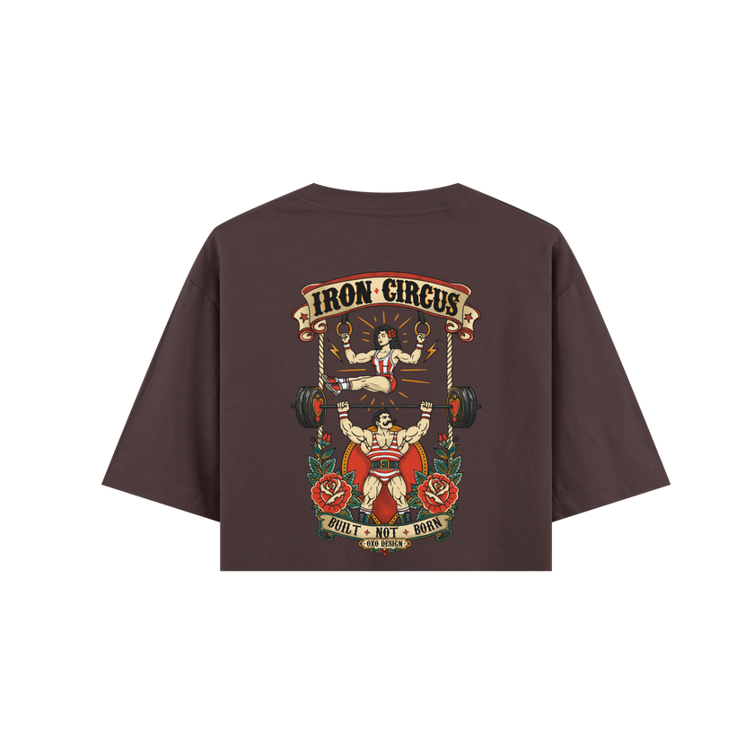 CROP TOPOVERSIZE IRON CIRCUS