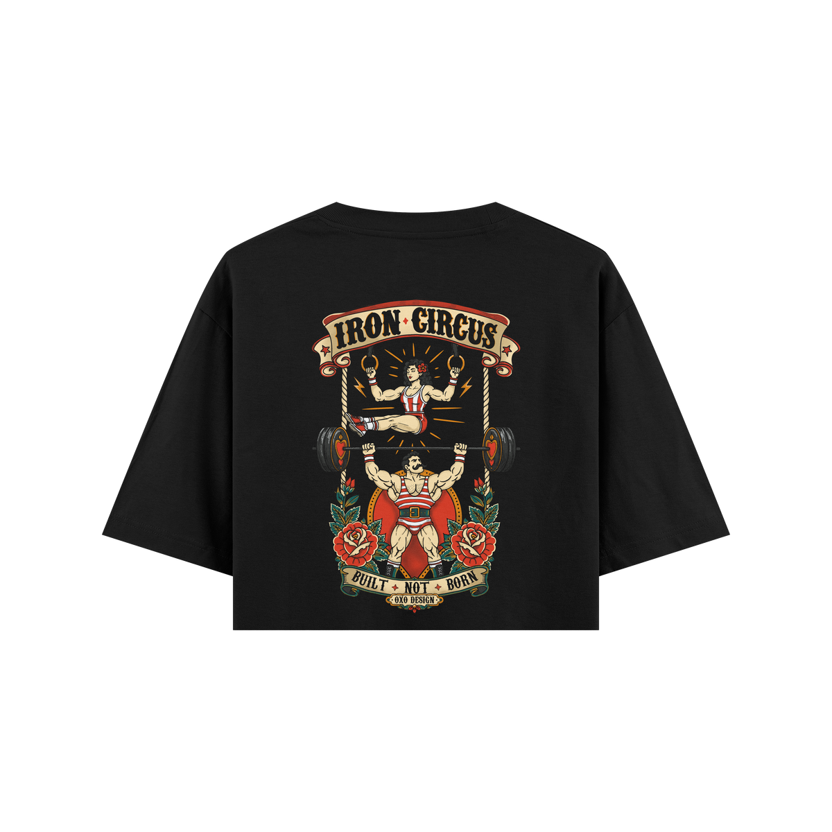 CROP TOPOVERSIZE IRON CIRCUS
