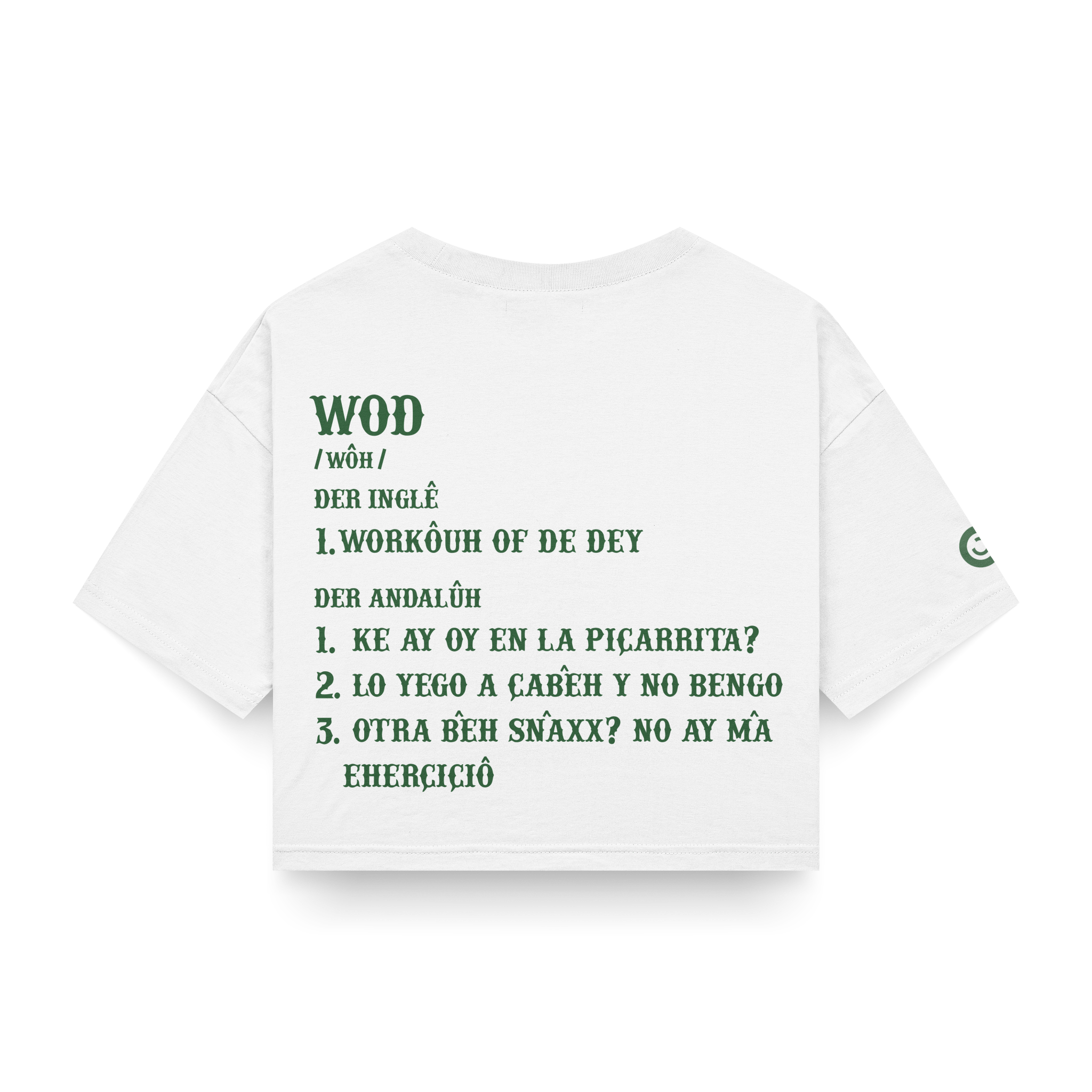 CROP TOP 'CROSSFITERA ANDALUÇA' - OXO DESIGN - CROP TOP - 