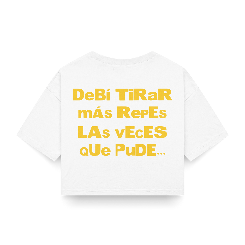 CROP TOP 'DeBí TiRaR mÁs RepEs' - OXO DESIGN - CROP TOP - 