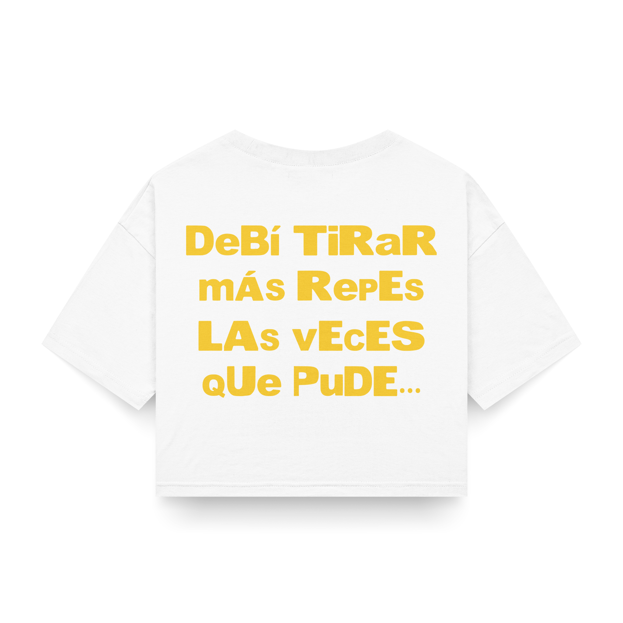 CROP TOP 'DeBí TiRaR mÁs RepEs' - OXO DESIGN - CROP TOP - 