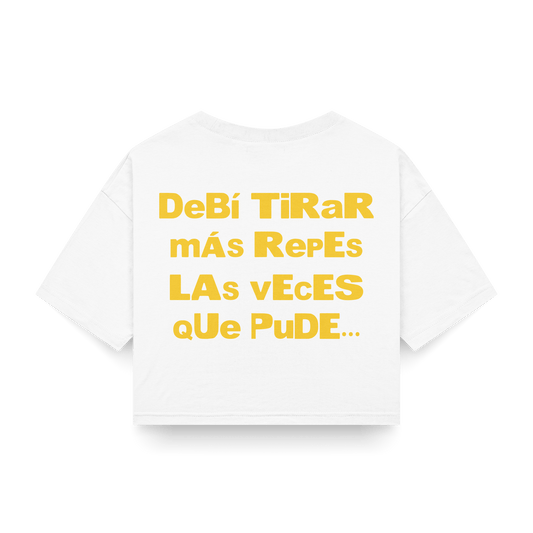 CROP TOP 'DeBí TiRaR mÁs RepEs' - OXO DESIGN - CROP TOP - 
