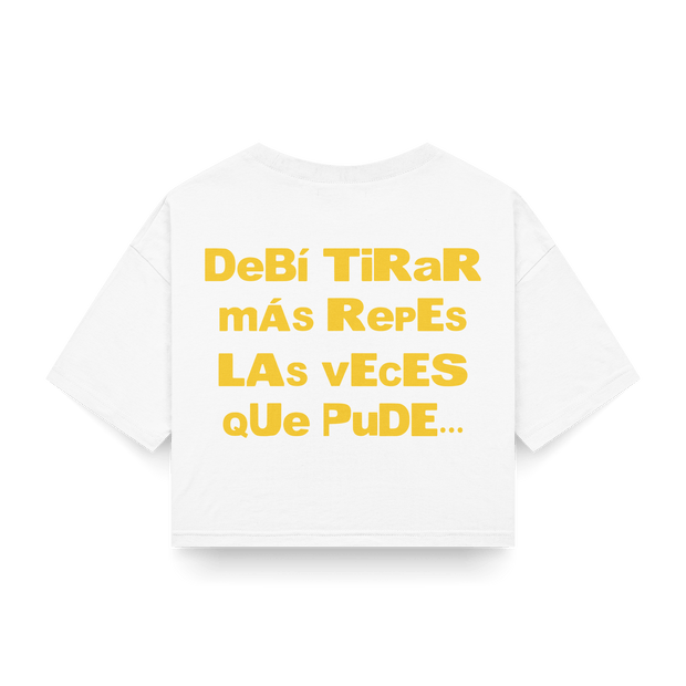 CROP TOP 'DeBí TiRaR mÁs RepEs' - OXO DESIGN - CROP TOP - 