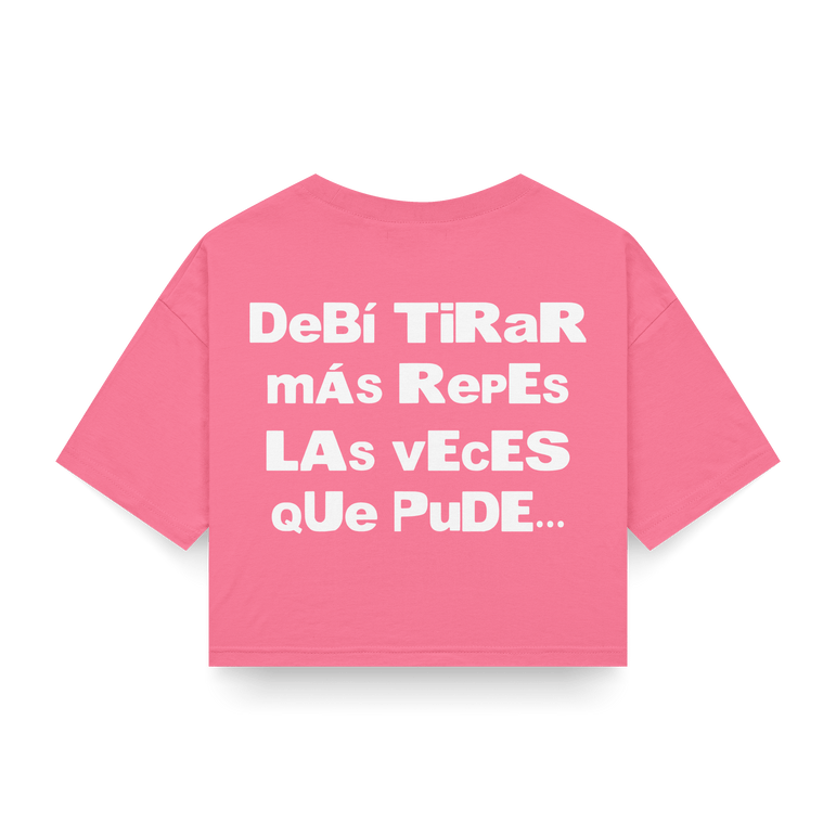 CROP TOP 'DeBí TiRaR mÁs RepEs' - OXO DESIGN - CROP TOP - 