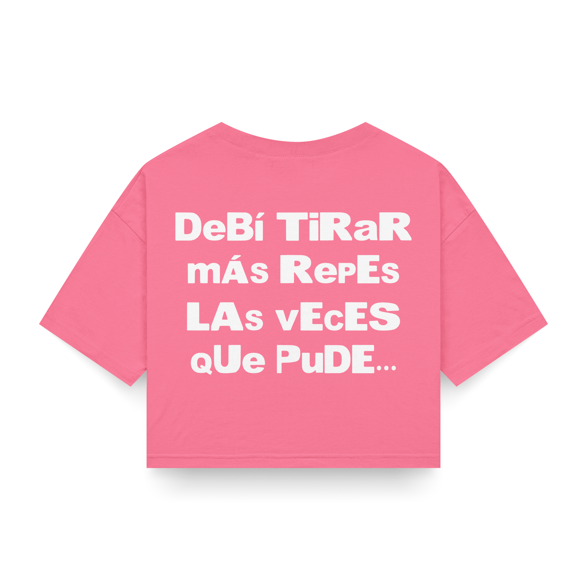 CROP TOP 'DeBí TiRaR mÁs RepEs' - OXO DESIGN - CROP TOP - 