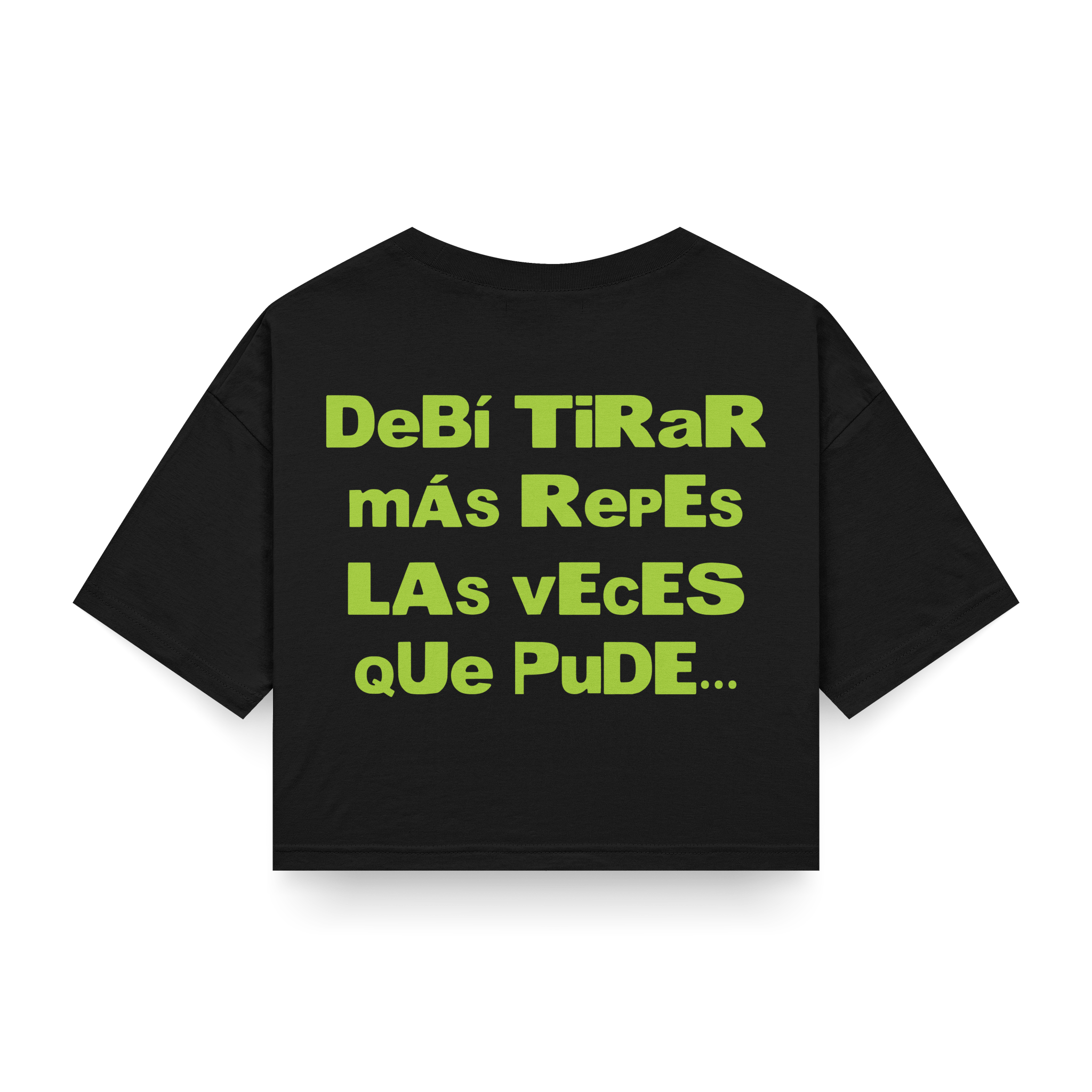 CROP TOP 'DeBí TiRaR mÁs RepEs' - OXO DESIGN - CROP TOP - 