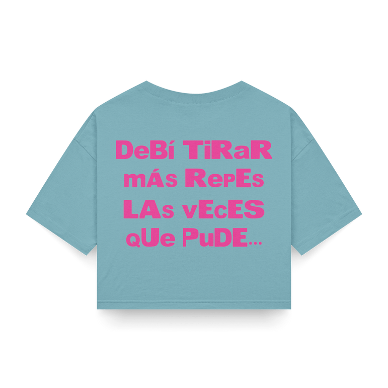 CROP TOP 'DeBí TiRaR mÁs RepEs' - OXO DESIGN - CROP TOP - 