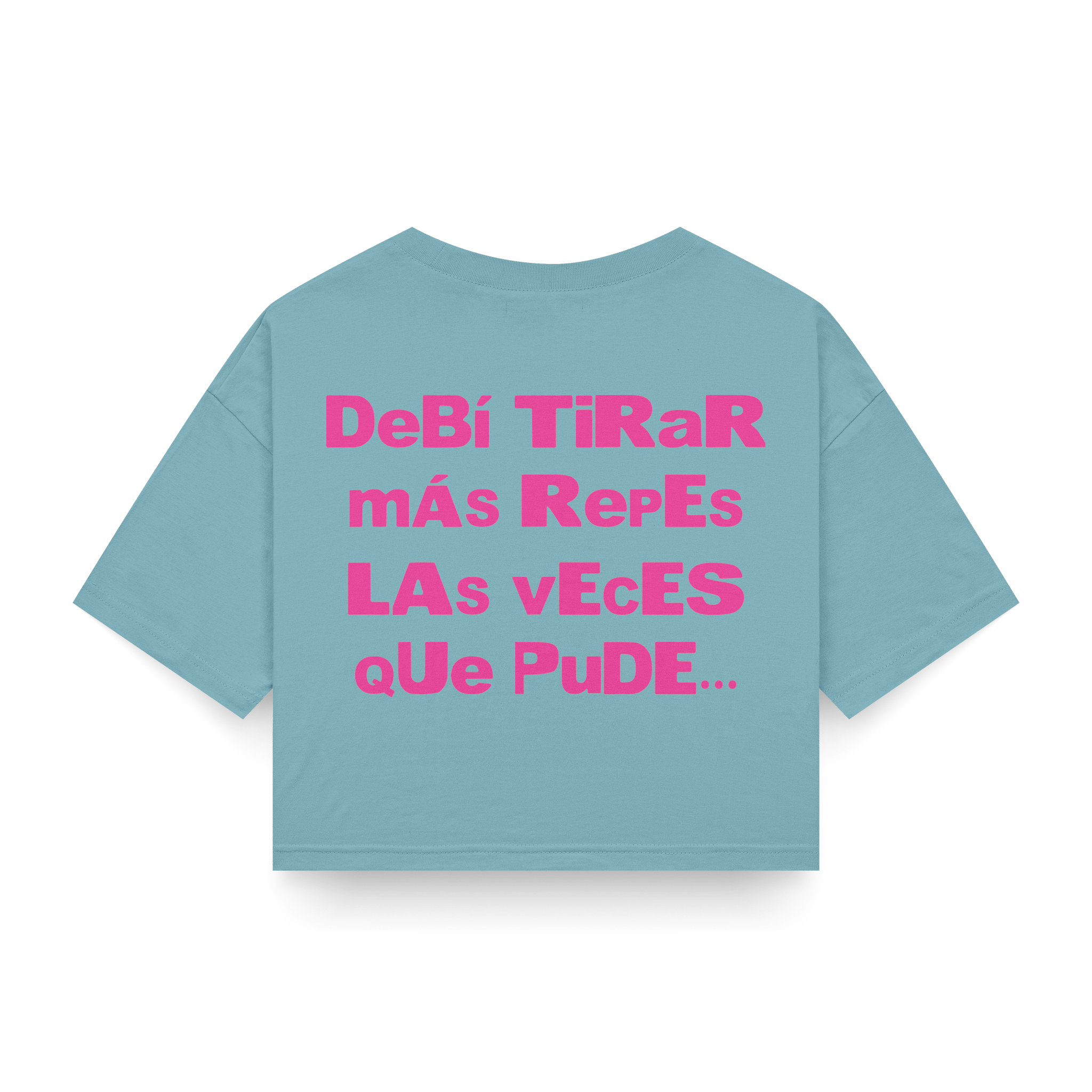 CROP TOP 'DeBí TiRaR mÁs RepEs' - OXO DESIGN - CROP TOP - 