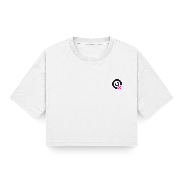 CROPTOP LIFT HEAVY - BLANCO OXO DESIGN